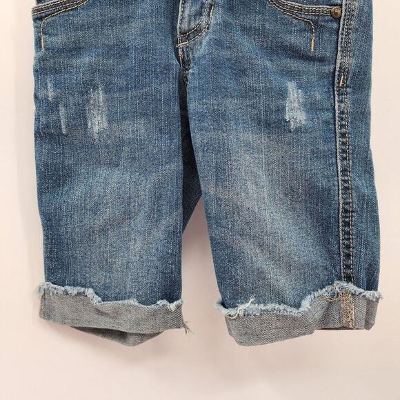 Arizona Jean Company Blue Bermuda Adjustable Shorts Child Slim Size 8 - Picture 4 of 6